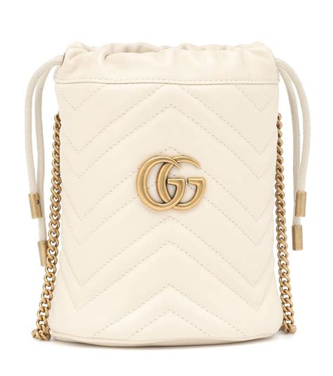 gucci marmont bucket bag white|gucci reusable shopping bag.